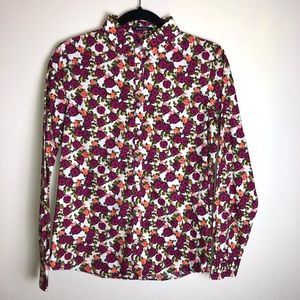 Land’s End rose design shirt